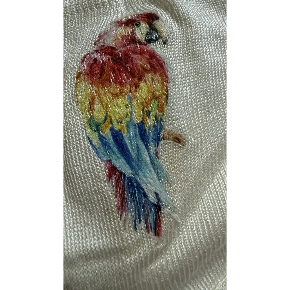 Maria La Rosa Embroidery Silk Socks New